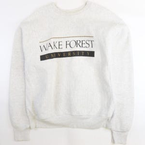 Vintage Wake Forest University Crewneck Sweatshirt Size XL 90s