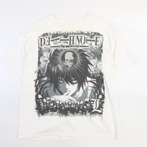 vintage Death Note L T-shirt taille XL Shonen Jump Anime Manga Promo
