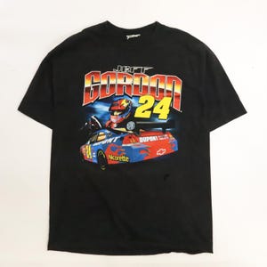 Vintage Jeff Gordon Racing T-Shirt Size XL NASCAR