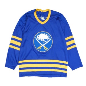 White Buffalo Sabres Used Men's Large Starter Jersey