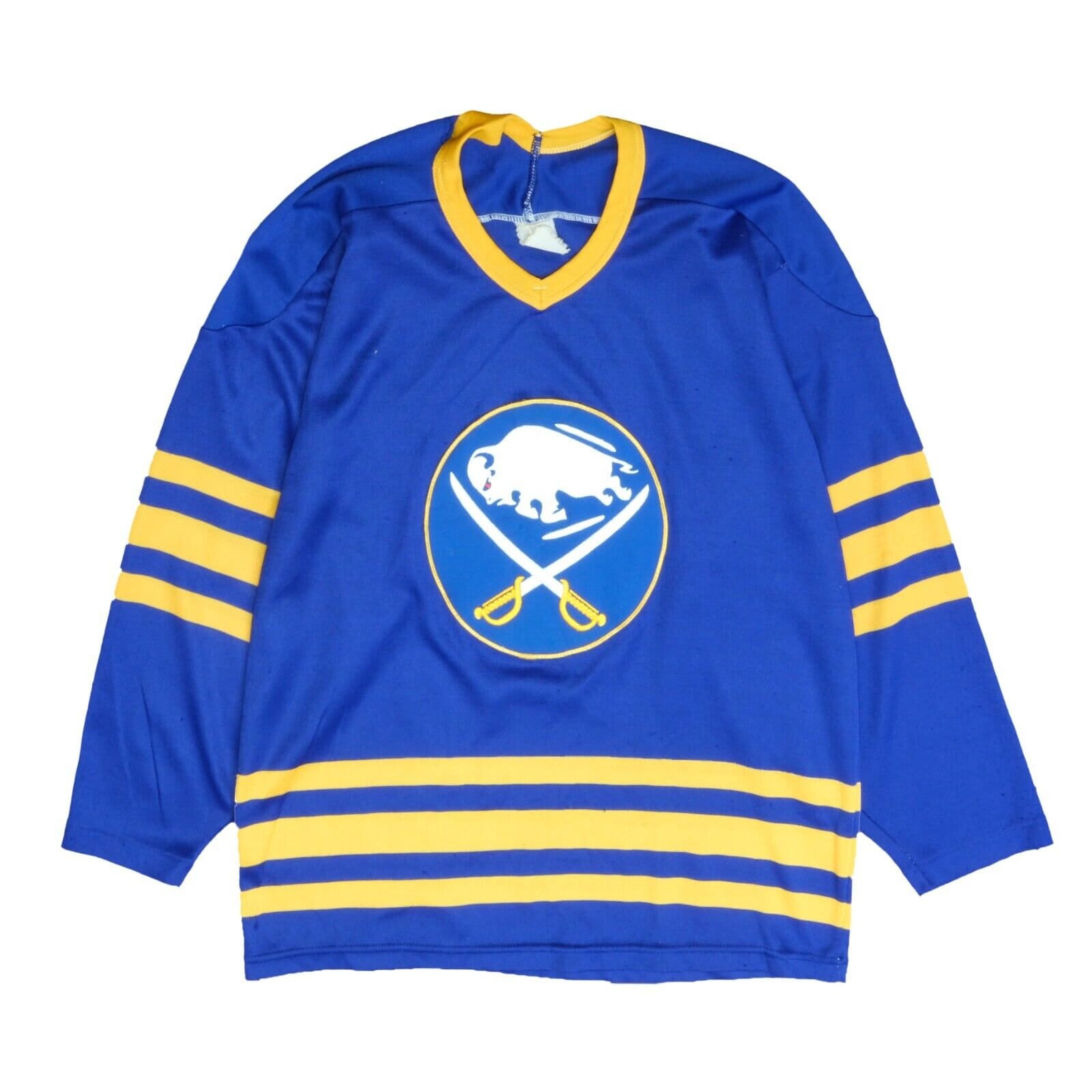 Vintage Buffalo Sabres Sweatshirt by CCM Sabres Slug Logo Hockey Sweater  Medium