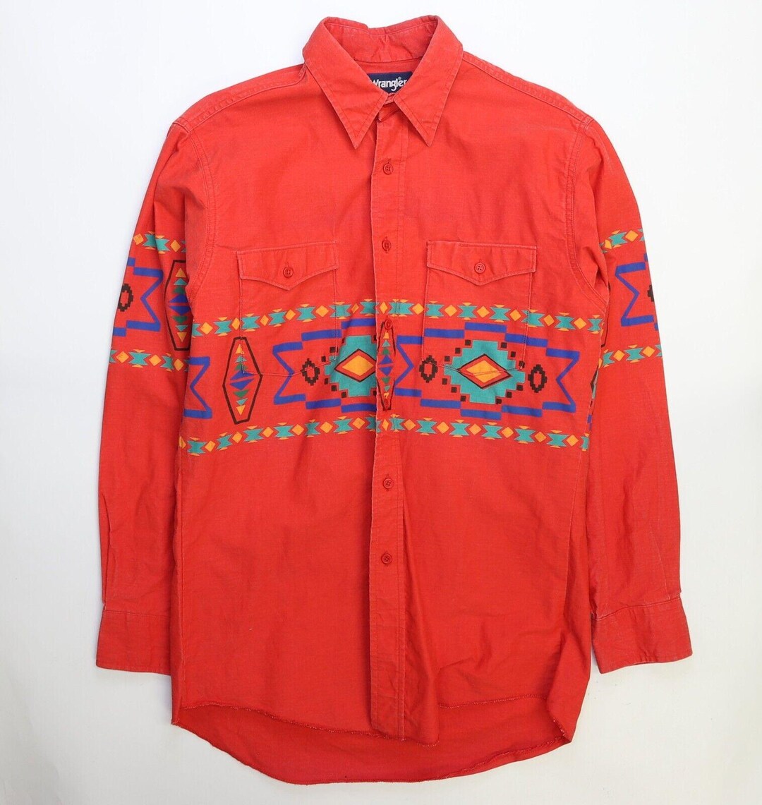 Take A Look About Vintage Wrangler Aztec Shirt
