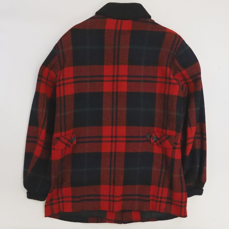Abrigo/Chaqueta de lana Pendleton vintage, talla grande, a cuadros. imagen 2