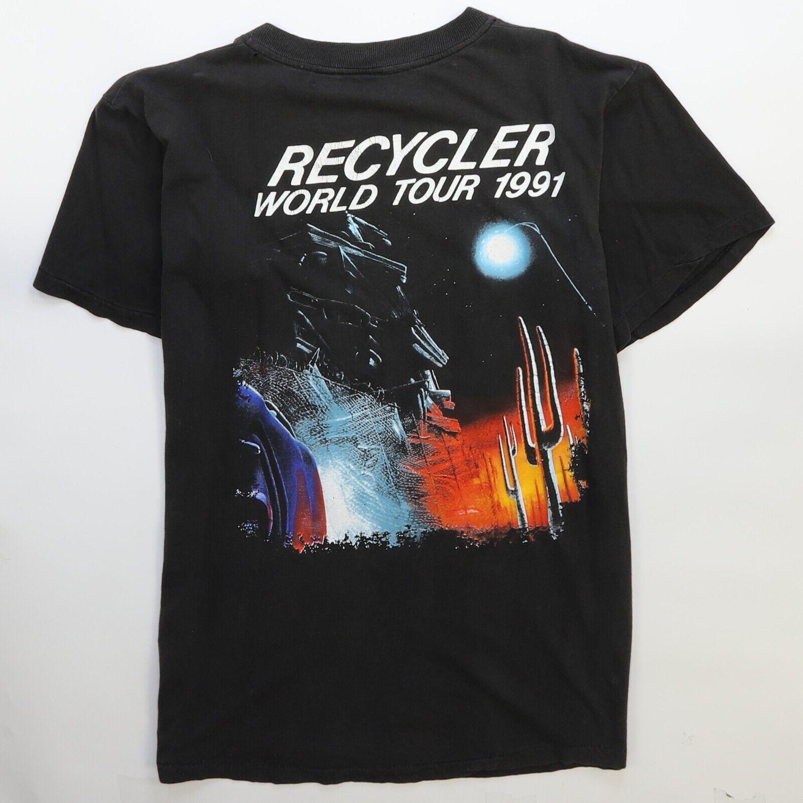 Vintage Zztop Recycler World Tour T-shirt Size Large Band