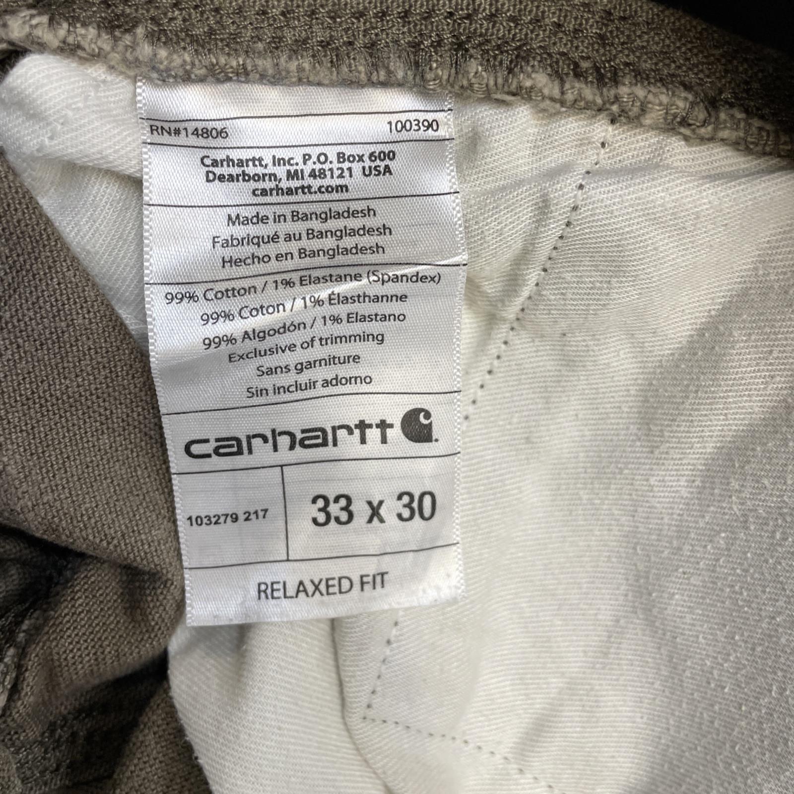 carhartt painter pants made in usa 33×30 CARHARTT CARPENTER PAINTER PANTS (TAN) — Qrentis