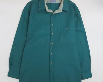 Vintage Pendleton Pure Virgin Wool XL Made in Usa Shirt Pullover