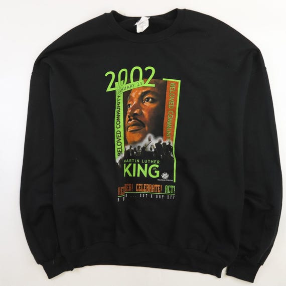 Vintage Martin Luther King Jr Sweatshirt 2XL Black History