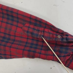 Vintage Pendleton Wool Fireside Button Up Shirt Size Large Red Plaid image 5