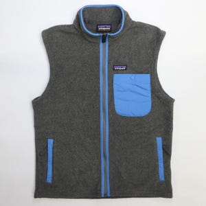 Patagonia Synchilla Fleece Vest Jacket Size Small Gray