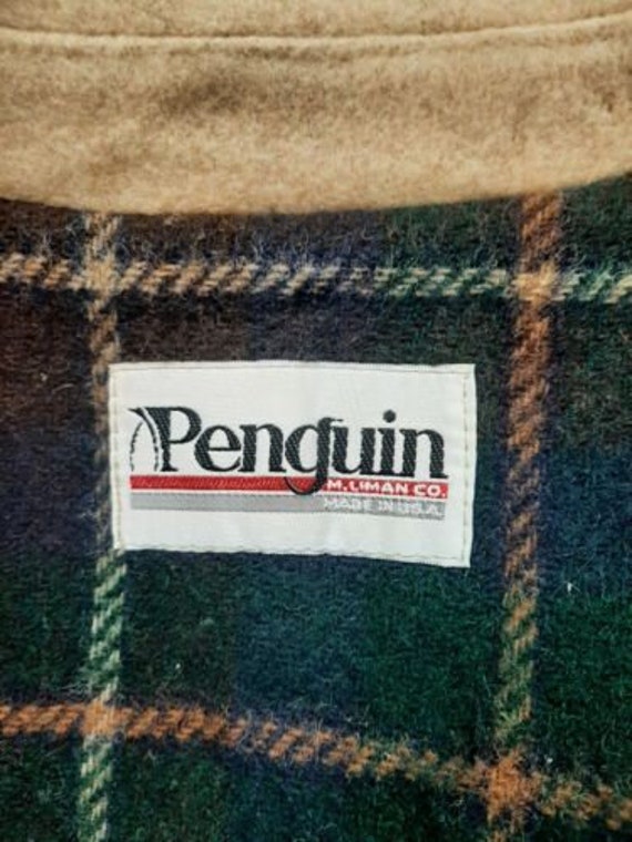 Vintage Penguin Wool Trench Coat Jacket Women Siz… - image 4