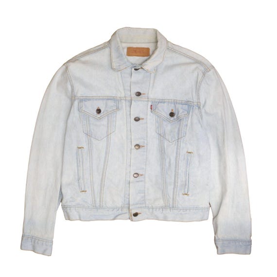 Vintage Levis Levis Weisse Jeans Jacke Vintage Levi's Strauss Co