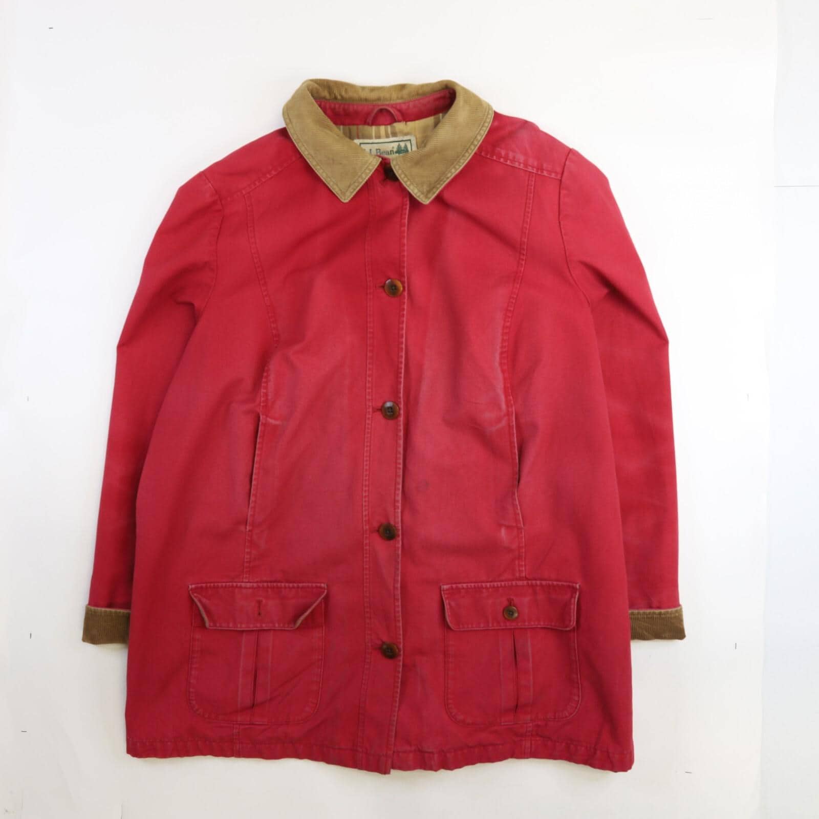 Vintage Bean Barn Coat Chore Work Jacket Womens Size 2XL Red