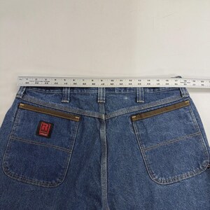 Pantalones vaqueros de trabajo Wrangler Riggs de mezclilla vintage, talla 38 x 34. imagen 4