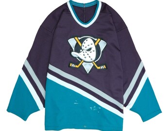 Pro Player Anaheim Mighty Ducks Hockey Jersey Mens Size XL 