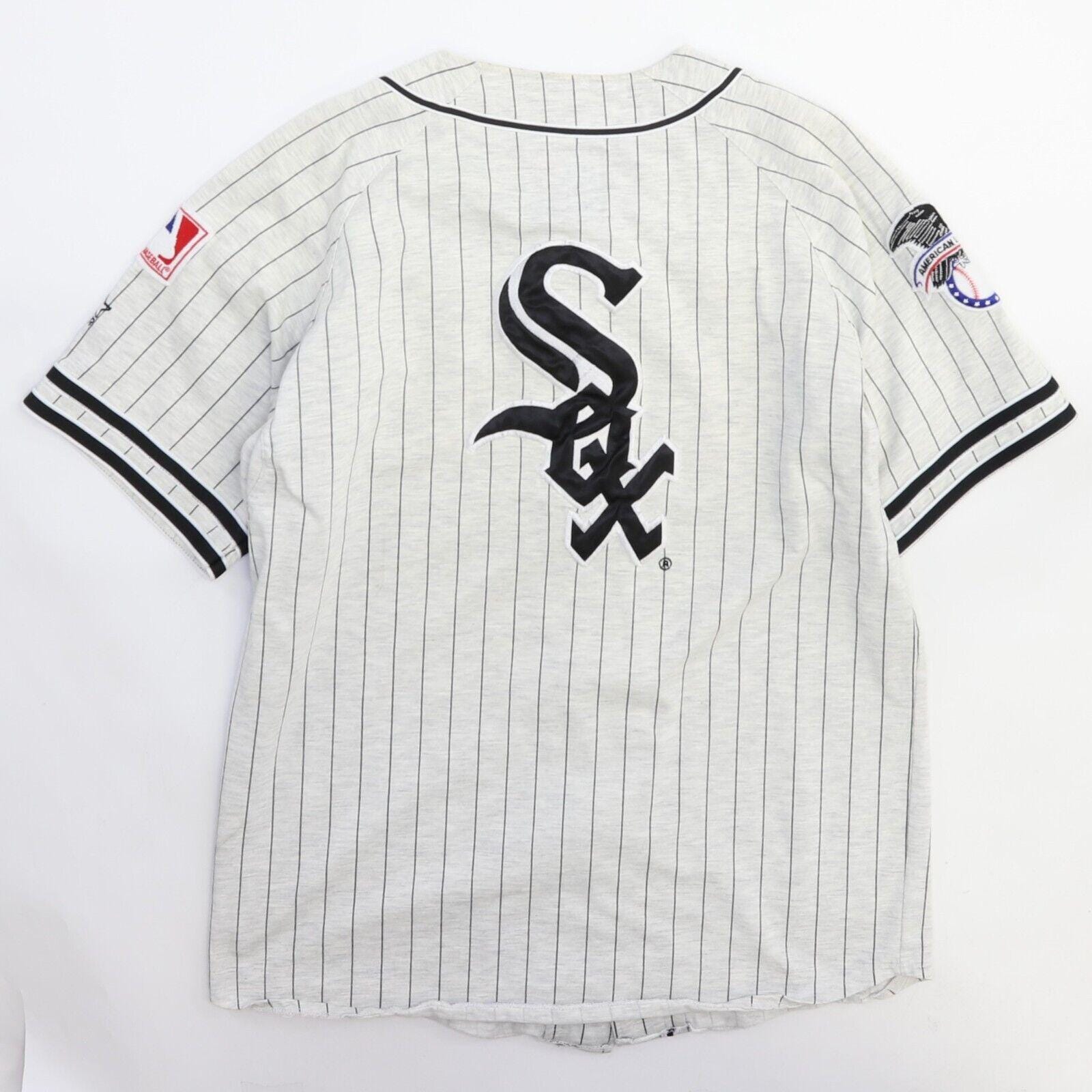 新品　90s STARTER ベースボールシャツ(White Sox) Vintage 1990s Chicago White Sox Starter MLB Baseball Striped