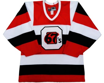 Vintage Ottawa Senators NHL Hockey Jersey Youth Size XL Red Black  Sportswear Y2K