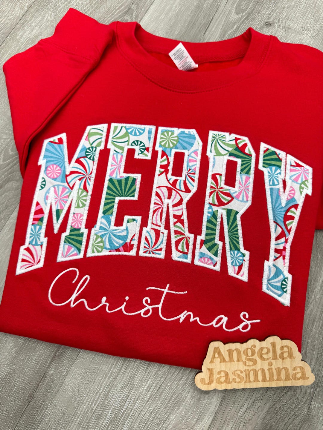 Merry Christmas Stamps Sweatshirt main image 1