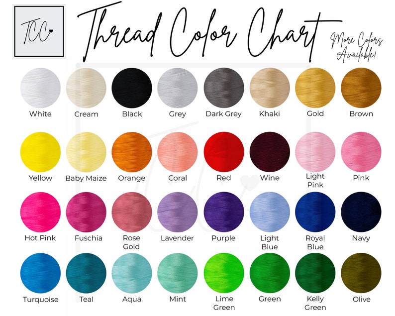 Op de afbeelding: Garenkleurenkaart met 36 verschillende kleuren, waaronder wit, cr&egrave;me, zwart, grijs, donkergrijs, kaki, goud, bruin, geel, babyma&iuml;s, oranje, koraal, rood, wijn, lichtroze, roze, roze, fuchsia, roosgoud, lavendel, paars, lichtblauw, koninklijkblauw, marineblauw, turquoise, teal, aqua, mint, limoengroen, groen, kellygroen en olijf.