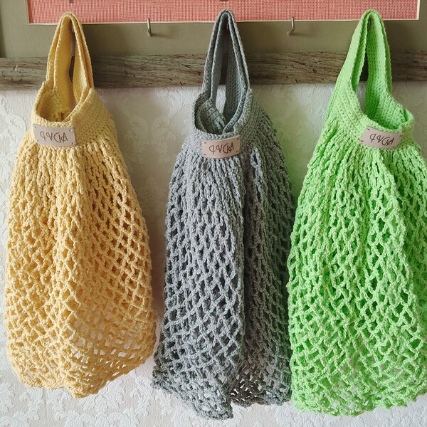 French market bag Zero waste string bag Net bag from Ukraine