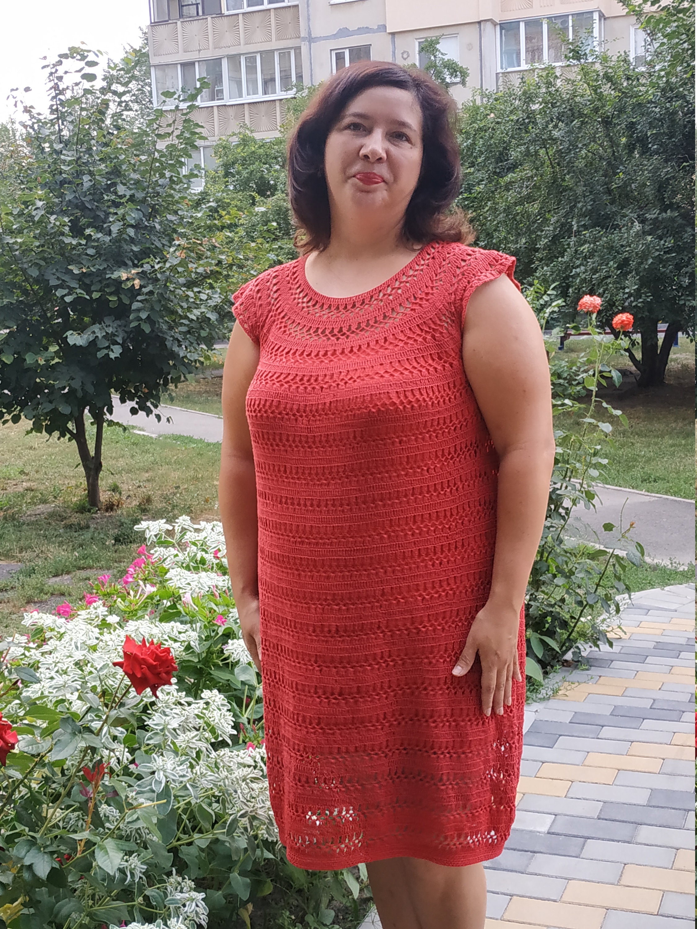 Herlipto Linen-blend Crochet SummerDress | myglobaltax.com