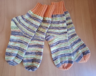 Calcetines de lana, calcetines tejidos a mano para mujer, regalo para la hermana