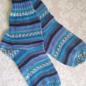 Socks from Ukraine Hand knitted socks Wool socks Women&#39;s warm socks Gift grandmother Gift for mom