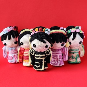 HANDMADE PLUSHIE* Kimono Girls