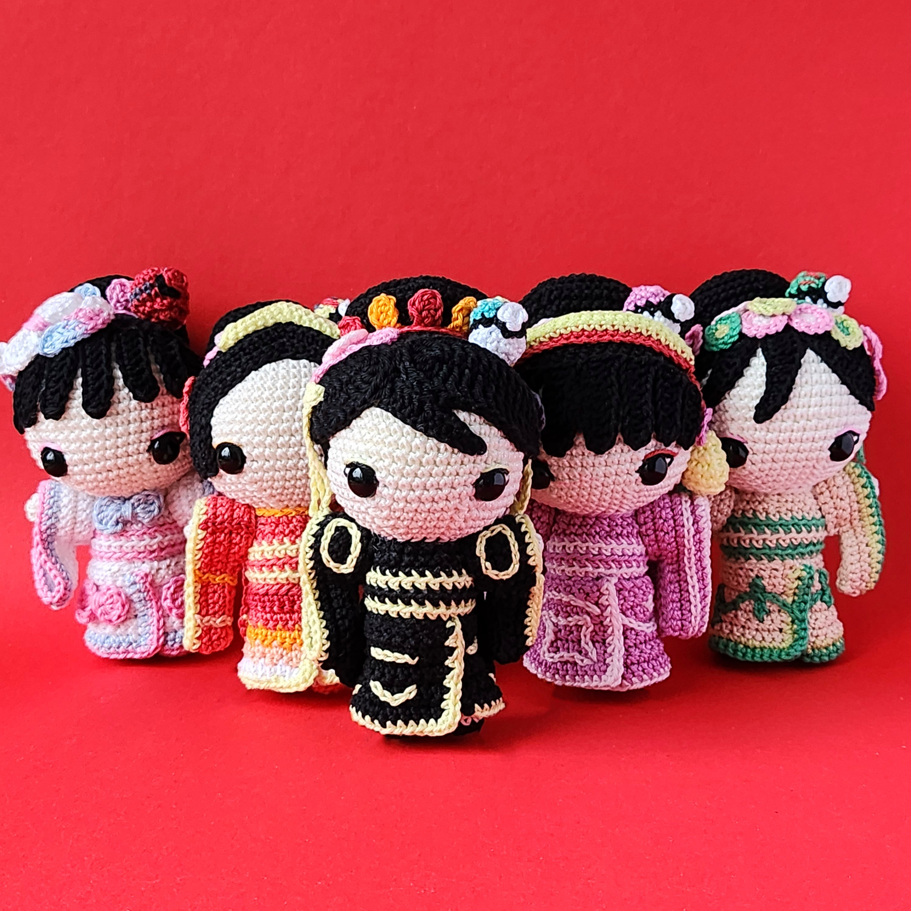 HANDMADE PLUSHIE* Kimono Girls