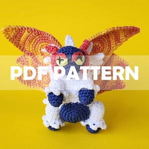 Fuzzy Moth - Crochet Amigurumi Pattern