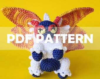 Fuzzy Moth - Crochet Amigurumi Pattern