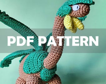 Banana Dino - Crochet Amigurumi Pattern