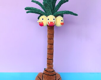 JUMBO HANDMADE PLUSHIE* Coconut Tree