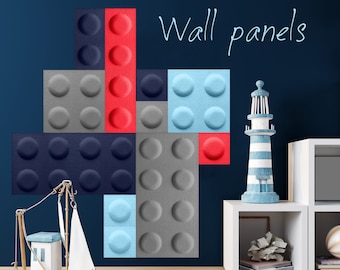 Filz Wandpaneele | Wandfilz Kopfteil | FILZPLATTEN 3D | Farben und Größen | Schlafzimmer Dekoration | Wanddeko für Kinderzimmer | Akkustisches Paneel
