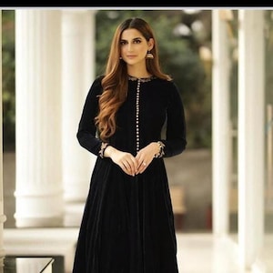 Dress design store of velvet