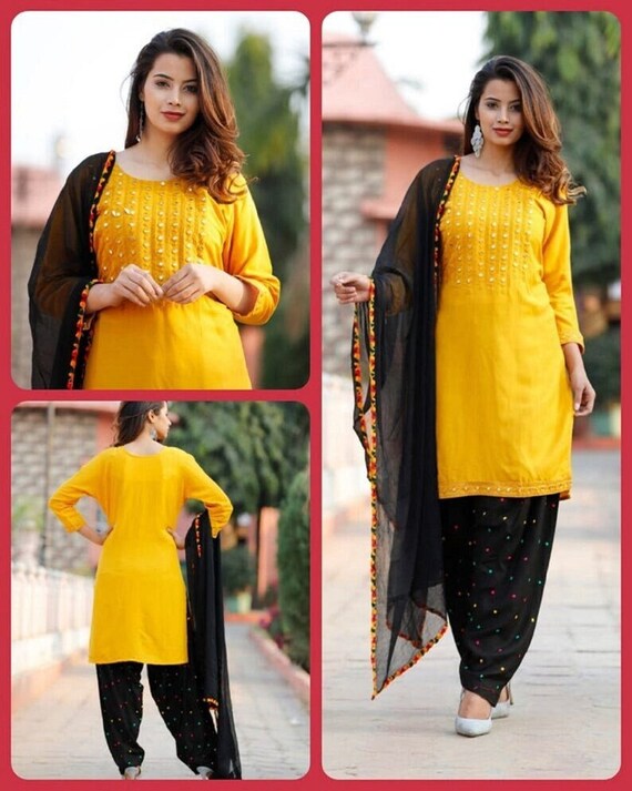 Yellow & White Coloured Pure Cotton with Beautiful Digital Print Nayra –  Royskart