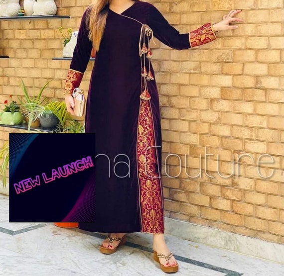 Popular $64 - $129 - Velvet Kurti and Velvet Tunic Online Shopping