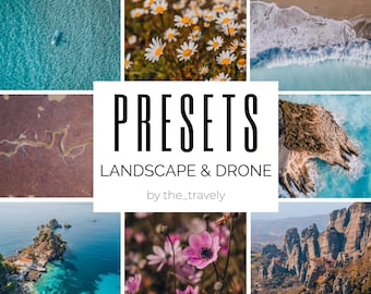 PRESET BUNDLE for landscape and drone photography