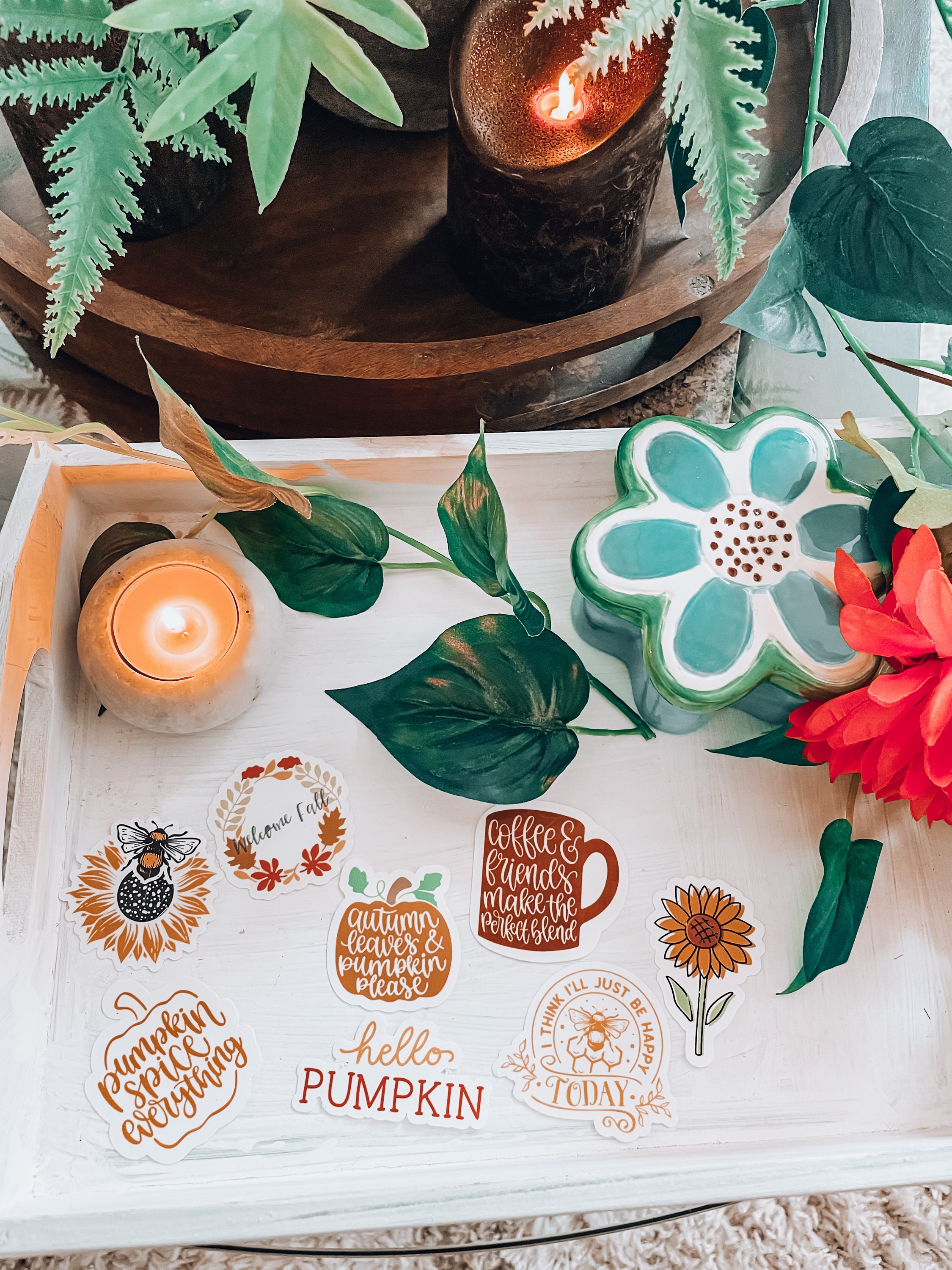 Hello Fall Sticker Set - Etsy
