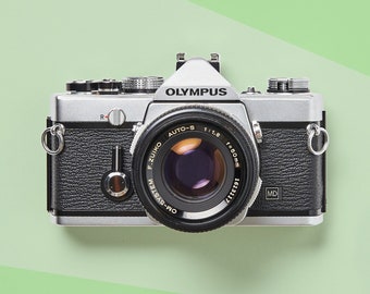 Olympus OM-1 35mm Film Camera - Restored Vintage Camera