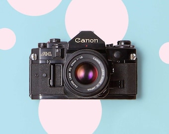 Canon A1 35mm Film Camera - Restored Vintage Camera