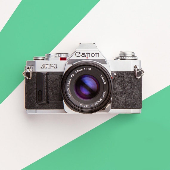 Canon AV1 35mm Film Camera Restored Vintage Camera Etsy