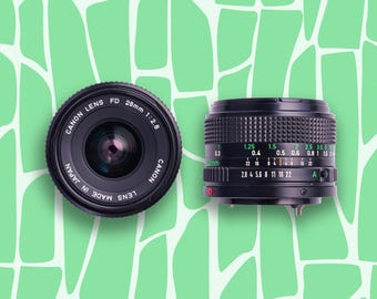 Canon キャノン フィルムカメラ ae-1 レンズ2本 偏光レンズ付き