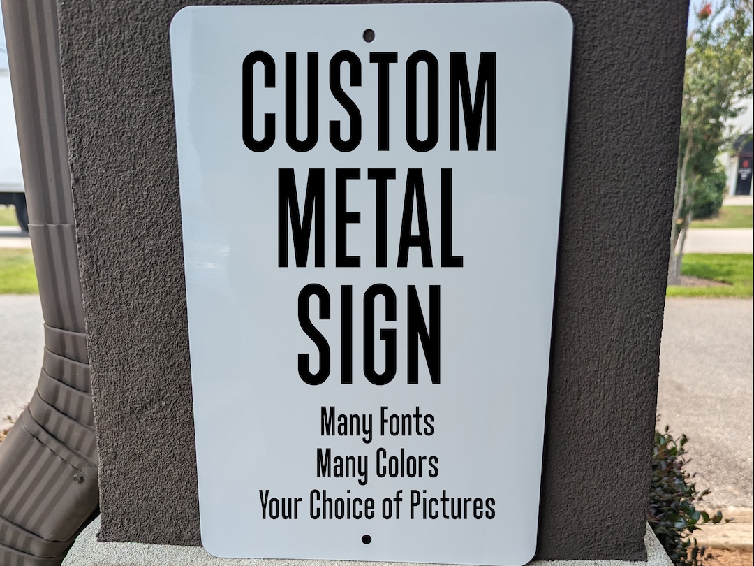 Custom Aluminum Signs Custom Metal Posters Personalized Signs Man Custom Aluminum Signs Custom Metal Posters Personalized Signs Man