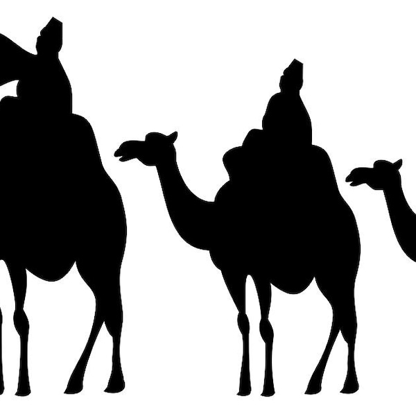 Three Wise Men Christmas Christian Holiday SVG