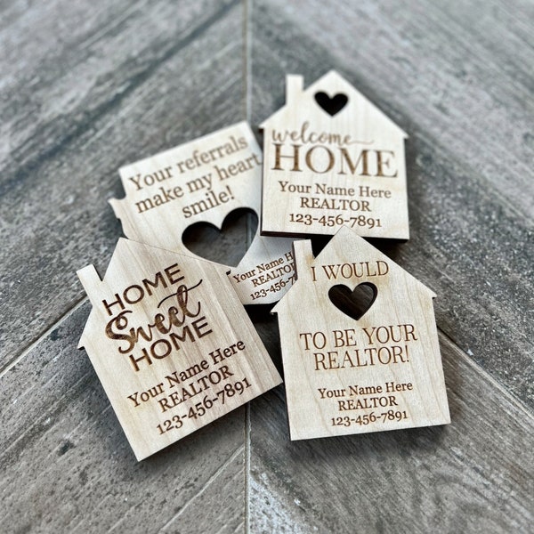 Real Estate Refrigerator Calendar Magnets Etsy