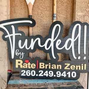 Just Funded Marketing for Loan Officer Closing Day Social Media Photo Prop for Mortgage Pro Real Estate Closing Day Photo Prop for Lender