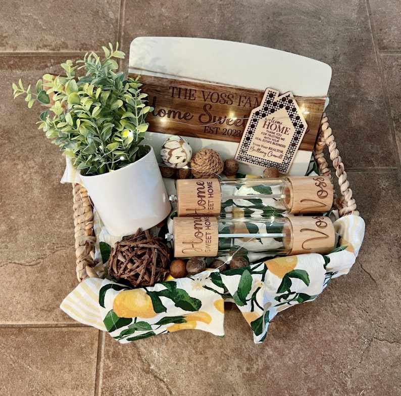 New Home Realtor Closing Gift Basket Gift Basket for New Home Etsy