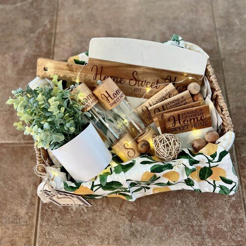 Housewarming Closing Gift Basket Gift Basket for New Home Etsy