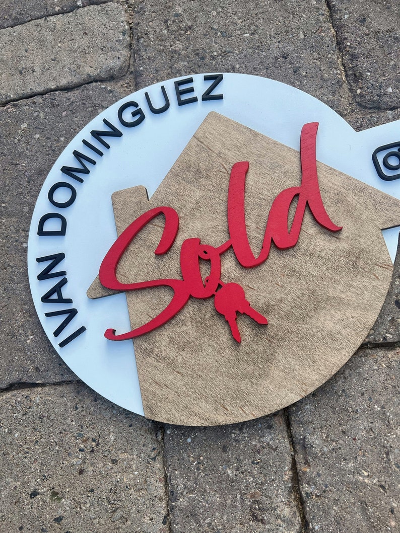 Realtor Key Sold Sign, Sold Sign for Realtor, Closing Day Photo Prop ...