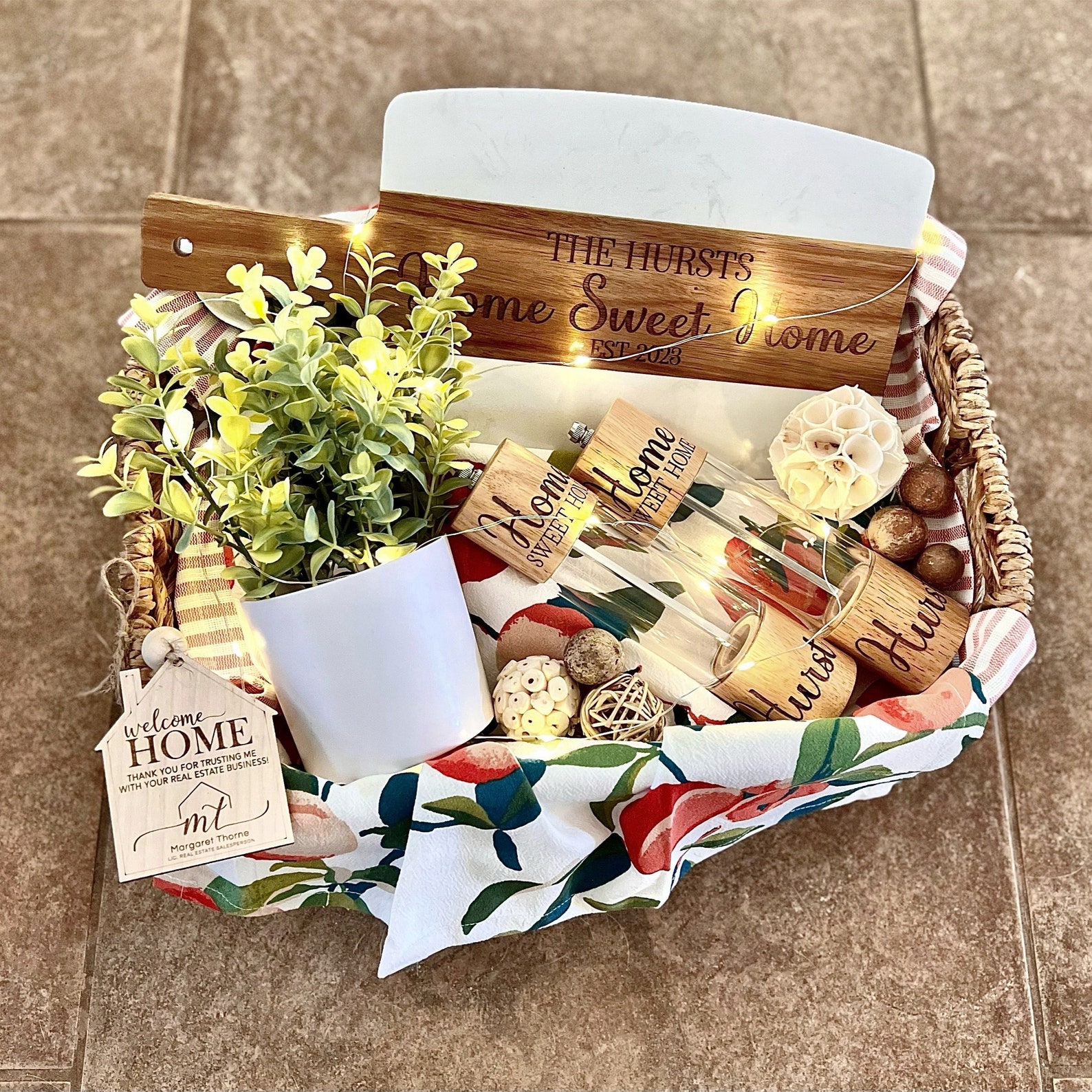 Housewarming Realtor Closing Gift Basket Gift Basket for New Etsy
